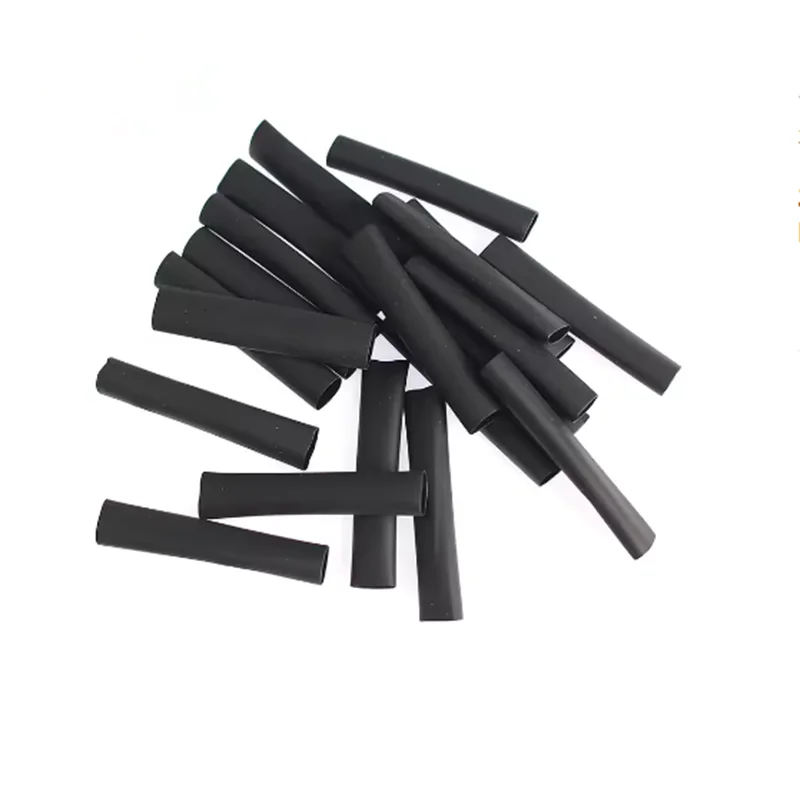 127 Uds Kit de tubos termorretráctiles 2:1 tubo termorresistente negro Cable de conexión eléctrica funda aislante