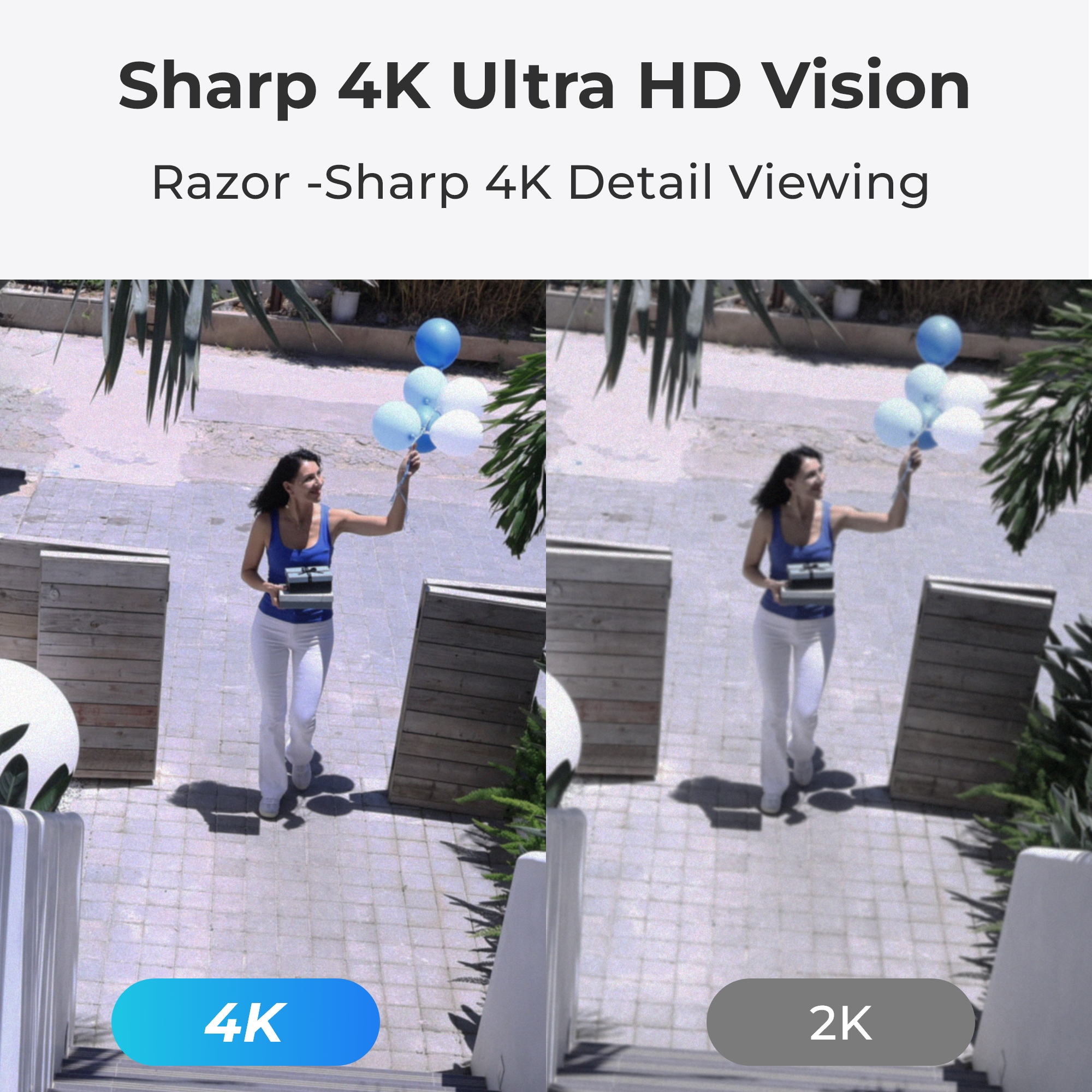 Câmera de segurança de lente dupla Reolink 4K UHD 16MP Duo Series PoE IP Camera 180 ° Câmeras de vigilância por vídeo doméstico com visão panorâmica