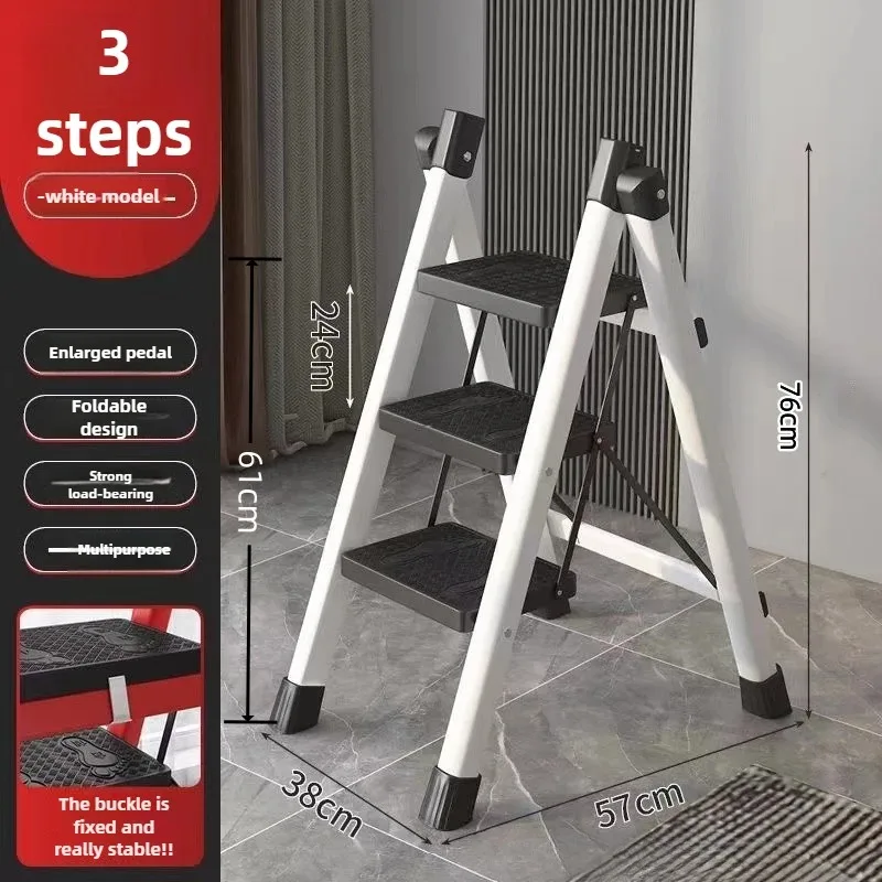 Folding , Zigzag Ladder, Engineering Ladder, Portable Ladder, Multifunctional Small Staircase, Thickened Ladder Stool