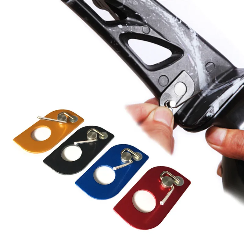 Soporte de flecha de tiro con arco, mano derecha e izquierda para arco recurvo, adhesivo magnético de aleación de aluminio, accesorios para lazos, 1 ud.
