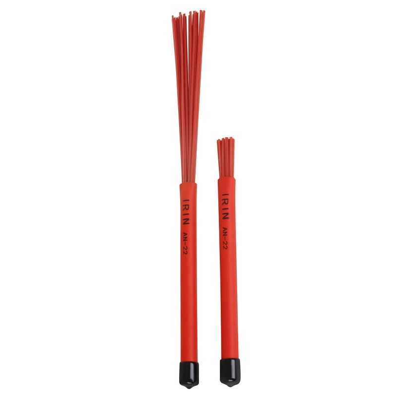 2 Buah Sikat Perkusi Sikat Kawat Profesional Sikat Stik Drum Sikat Drum