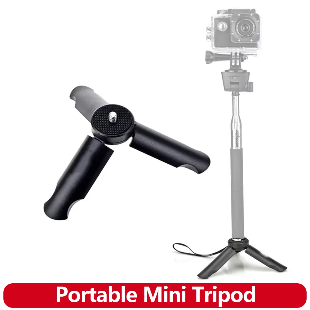 Mini trépied Portable pour petit téléphone, pour iPhone/Android, bâton de Selfie de poche, poignée pour GoPro insta360 DJI, caméra d'action