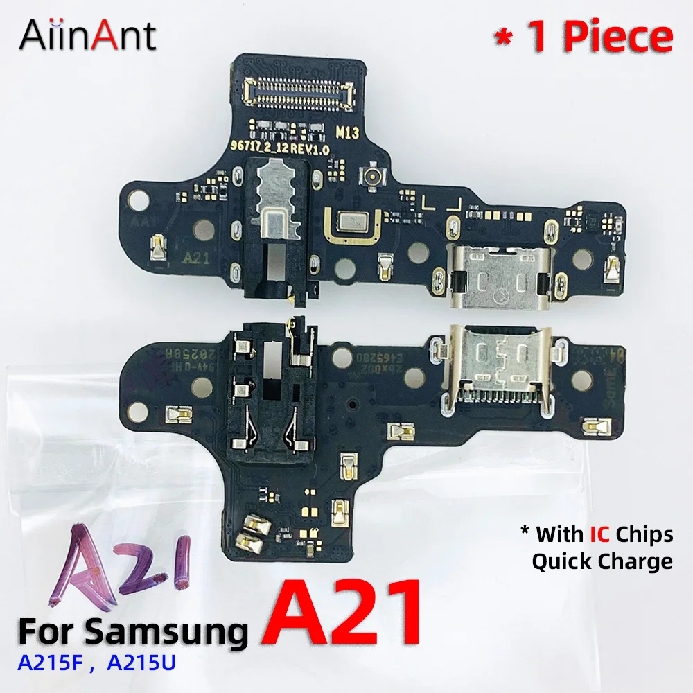 AiinAnt-Cable flexible de carga rápida para Samsung Galaxy A20, A20e, A20s, A21, A21s, A22, A23, A24, 4G, 5G