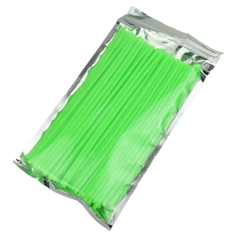 72 個 24 センチメートルユニバーサルダートバイクスポークカバーオートバイホイールリムスポークラップキットスキンプロテクターカバーモトクロス自転車バイク