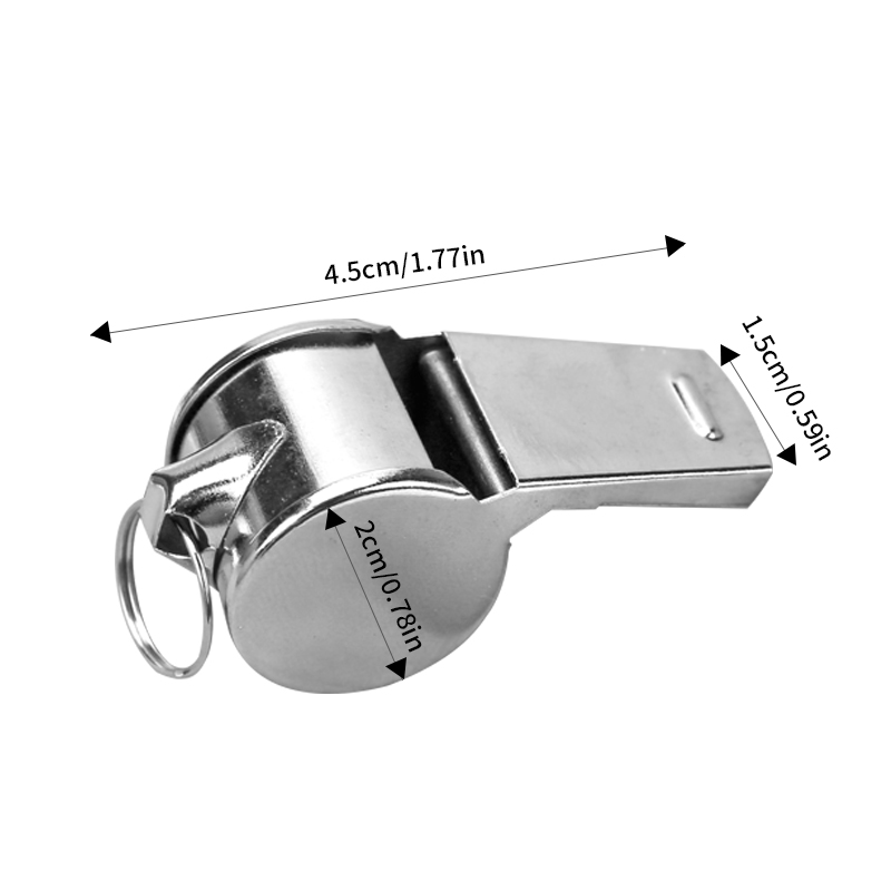 ステンレス鋼の金属ホイッスル,プロのレフリートレーニングホイッスル,サッカー,バスケットボール,スポーツ,1個,10個