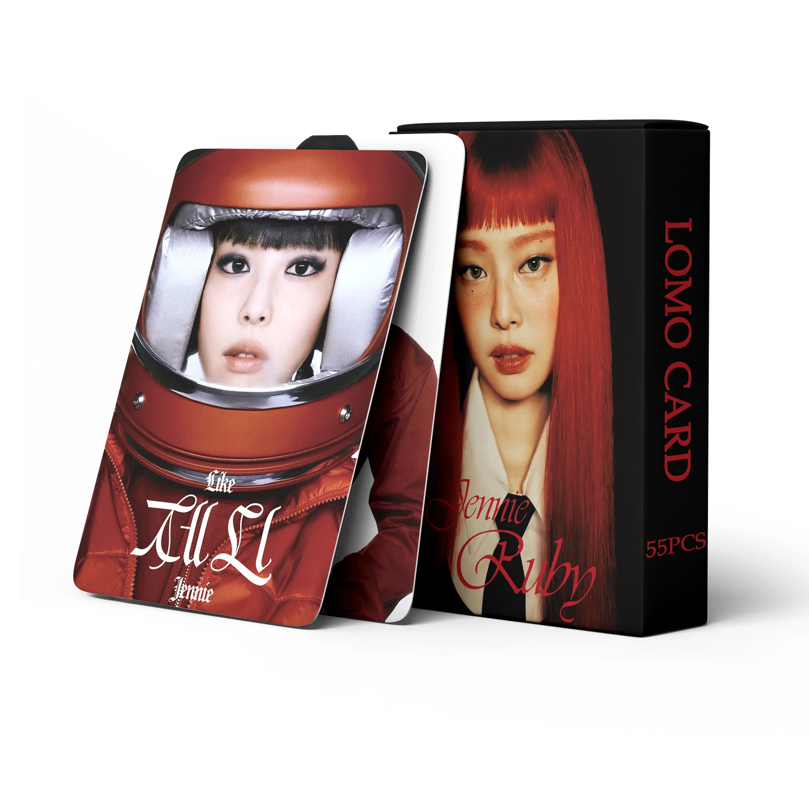55Pcs/Box Kpop RUBY LIKE JENNIE SOLO Lomo Card New Ablum HD Photo Print Pictures Photocard for Fans Collection Postcards Gifts