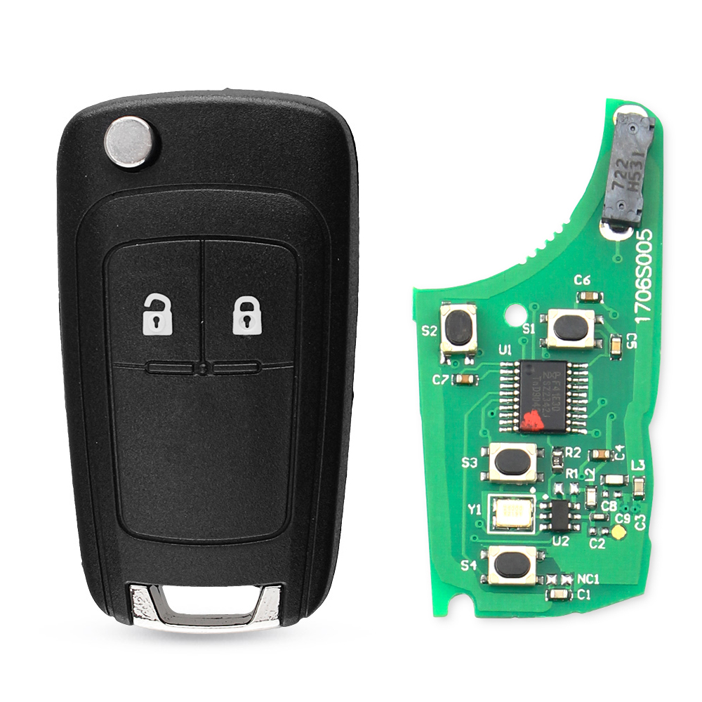 KEYYOU 1PCS 315/433Mhz ID46 PCF7941 Auto Fernbedienung Schlüssel für Chevrolet Cruze Aveo Epica Lova Camaro impala Trax Orlando 2/3/4 BTN