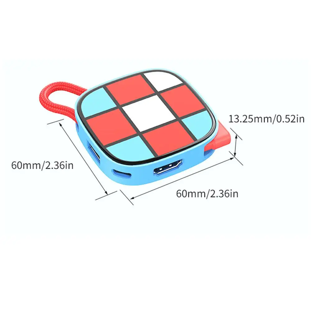 2nd Generation Type C Docking Station 3 in 1 For Switch2 4k 60Hz USB3.0 5Gbps PD-100W Power For Game Console Screen Casting Game