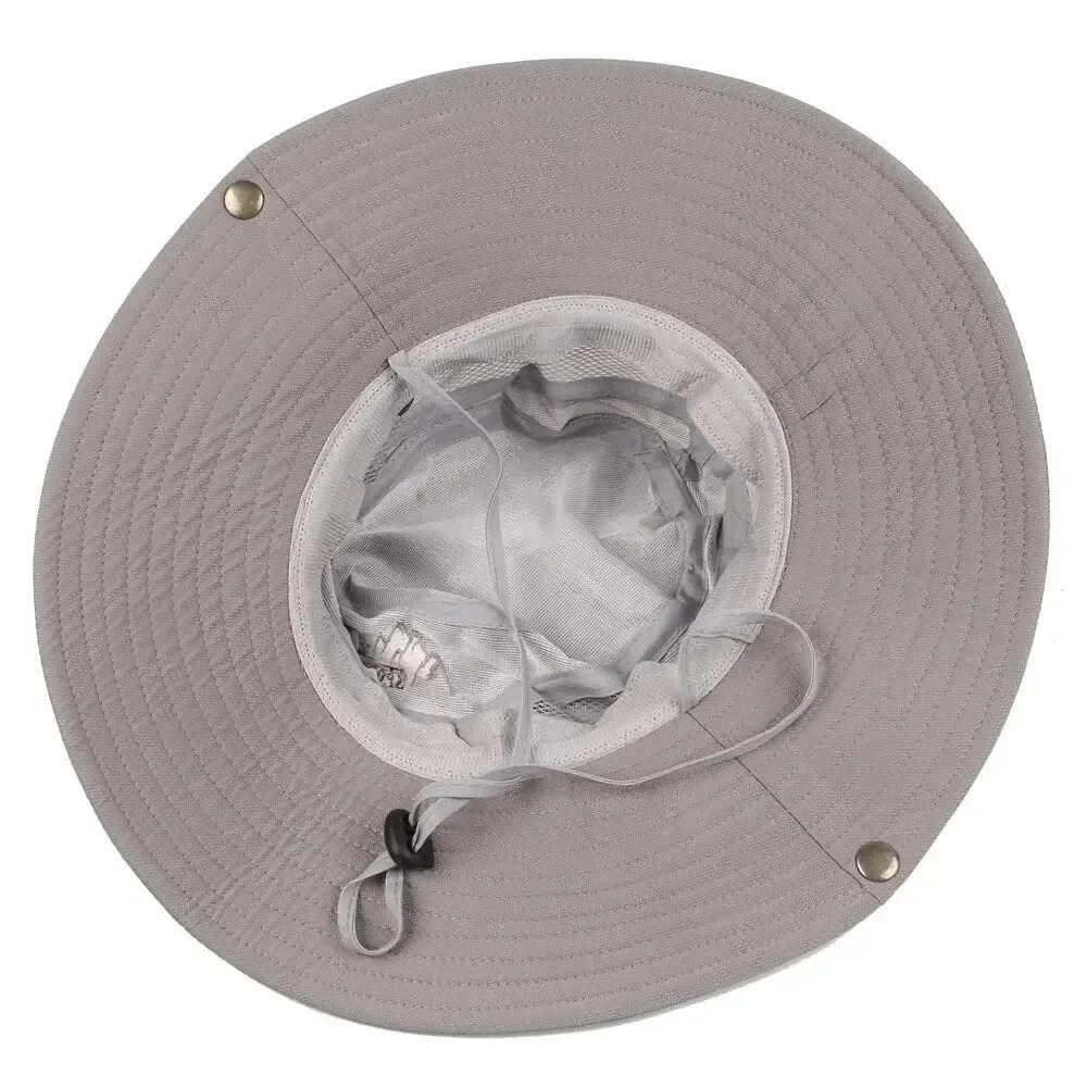 Cappello da pescatore Panama estivo a tesa larga, cappello da sole con protezione UV per esterni. Cappello da pescatore, cappello da spiaggia con protezione solare, caccia ciao