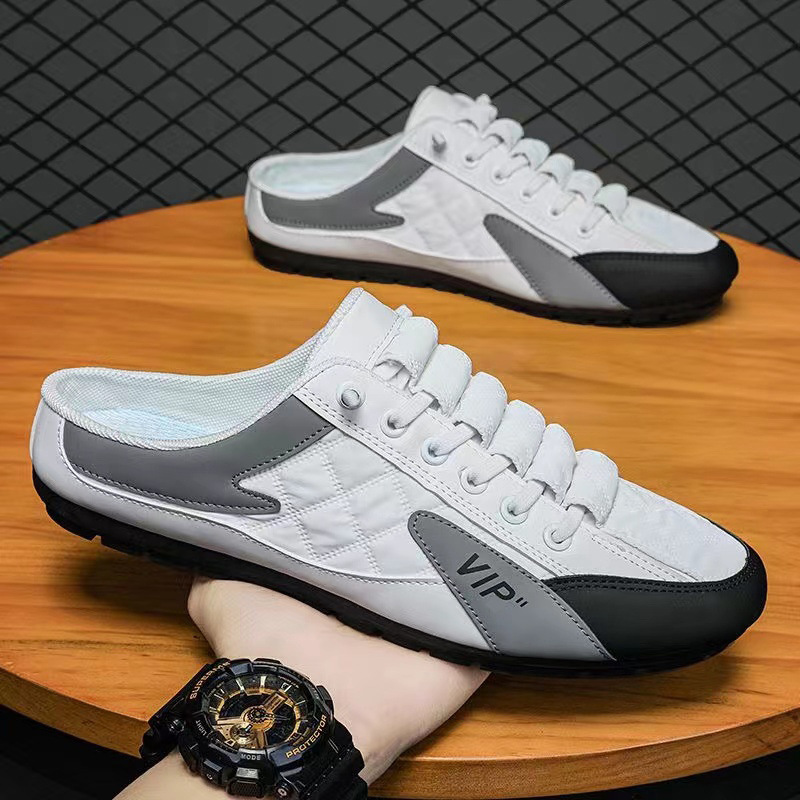 2023 Zomer Slippers Voor Mannen Trendy Mannen Platte Bodem Casual Schoenen Zachte Zool Ondersteuning Schoenen Mannen Sneakers zapatos De Hombre