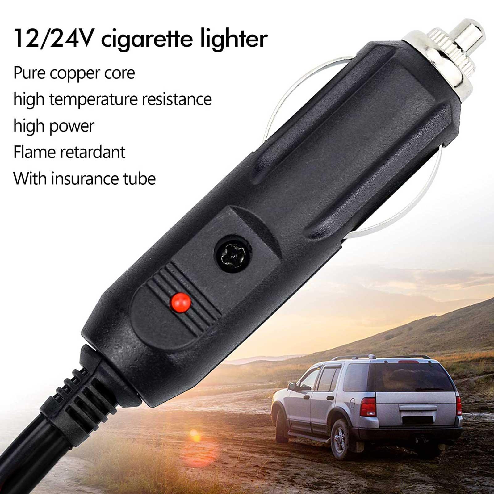 車のシガレットライター,LEDソケット,アダプター,インテリアアクセサリー,12v,24v,20a