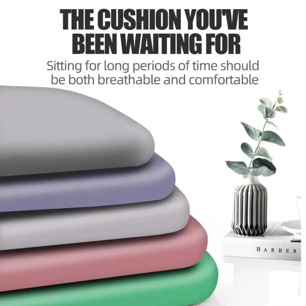 New Elastic Sponge Seat Cushion Soft Office Bounce Back Foam Chair Pads Rebound Breathable Comfortable Seat Pad for Long Sitting