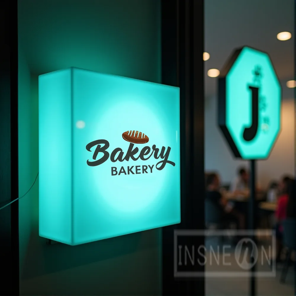 Custom Acrylic LED Light Box Sign Letters for Business,Neon Acrylic Lightbox for Outdoor,Waterproof Signage for Wall Decorations