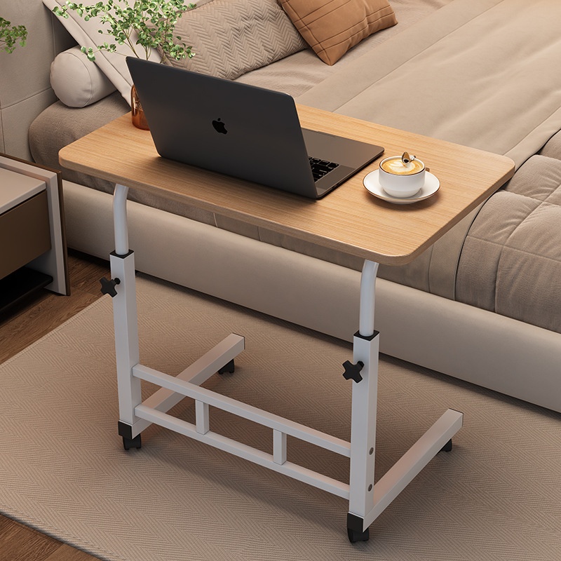 높이조절 사이드 이동식 테이블 Simple laptop desk Lazy Bed Desk Bedside Adjustable Table Elevating and moving bedside  Home Desk