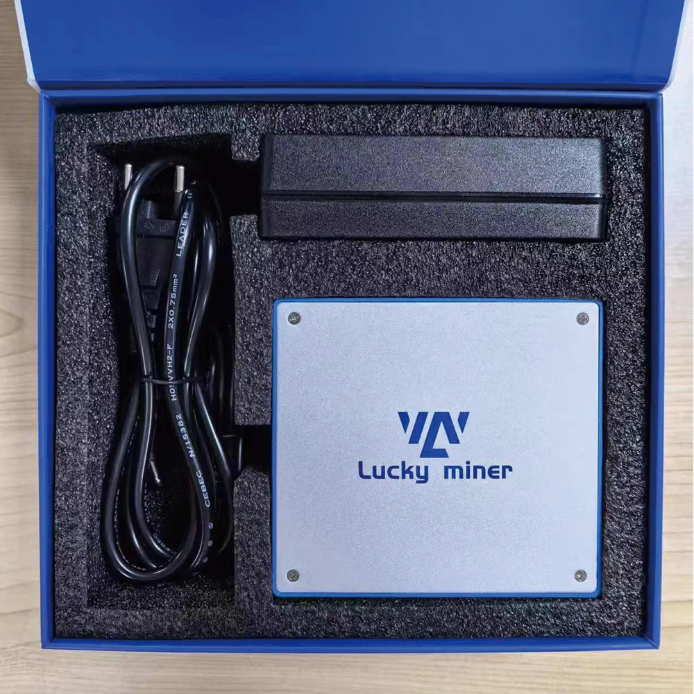 Lucky Miner LV07 última actualización, SHA-256 compatible con BTC, DGB, BCH, Solo Bitcoin Miner, 1T GH/S, WiFi asic miner