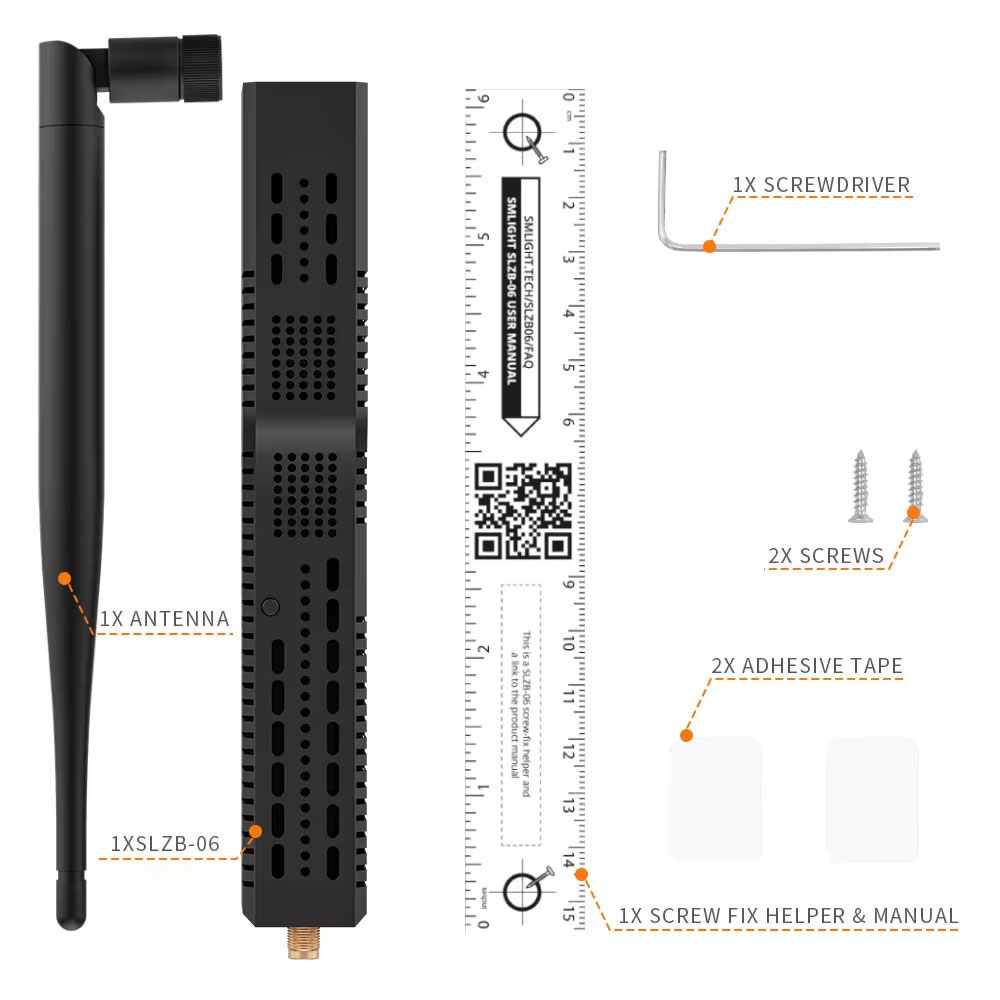 Zigbee smlight SLZB-06/06m/06p7 para ethernet, wi-fi e coordenador de gateway usb funciona com poe com zigbee2mqtt, assistente doméstico, zha