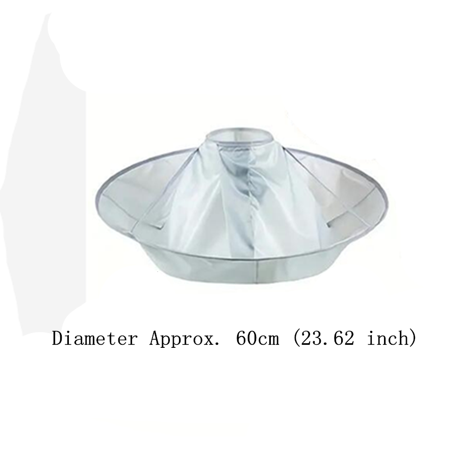 Capa de corte de pelo DIY, cubierta con diseño de paraguas, adecuada para salón de peluquero, envoltura de capa de corte, plegable, impermeable y portátil, 1 ud.