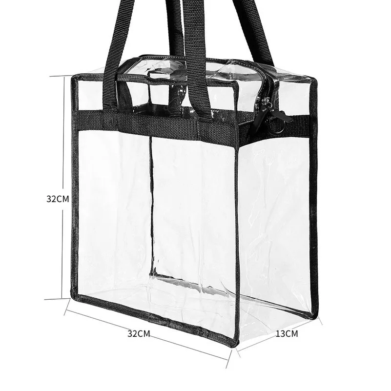 2025 ใหม่ PVC Square สามมิติกระเป๋าเยลลี่โปร่งใส,กระเป๋าสะพายข้างความจุขนาดใหญ่,กระเป๋าใสสําหรับผู้ชายและผู้หญิง