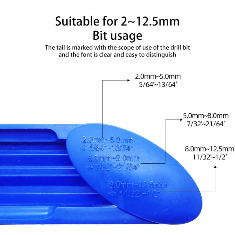 2.0-12.5mm Portable Drill Bit Sharpener 1 Set Corundum Grinding Wheel Bit Tool Twist Drill Bit Sharpening Machine