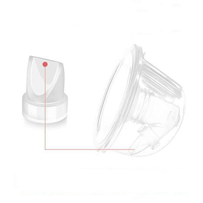 Juego de insertos de brida de silicona, válvulas de silicona con diafragma, esencial para mantenimiento de extractor de leche, instalación Simple, 2 unids/set