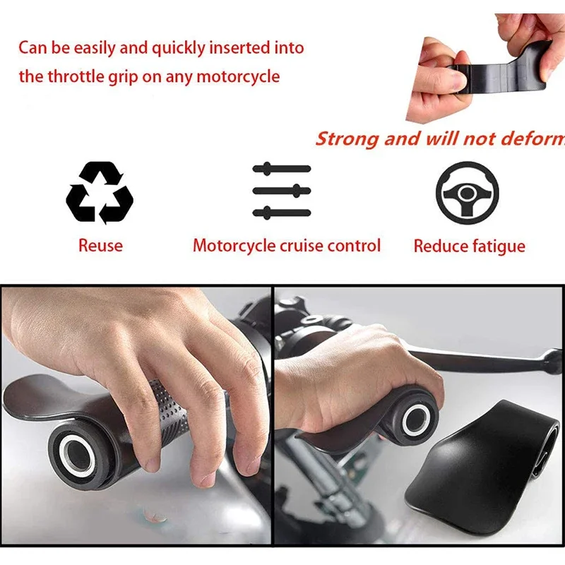 1/2Pcs รถจักรยานยนต์คันเร่ง Assistant Cruise Control Assist Thumb ข้อมือ Universal สนับสนุน REST Motorcorss อุปกรณ์อุปกรณ์เสริม