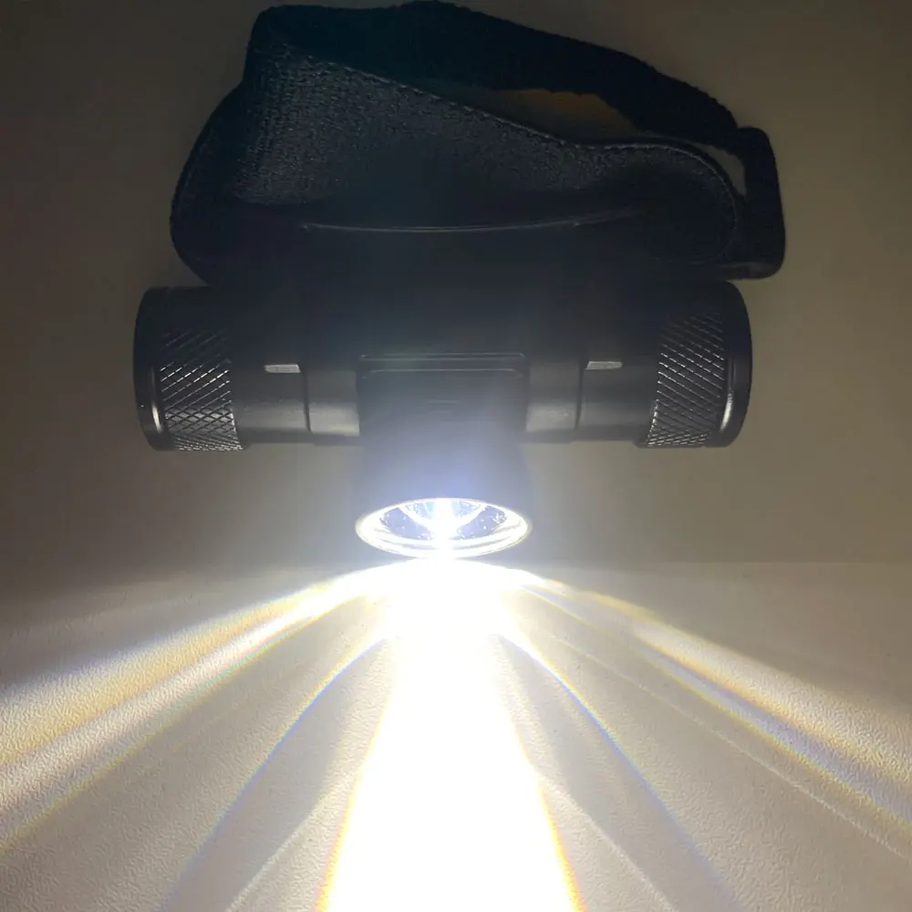 Najnowsza latarka czołowa LED High Power Headlight 18650 Akumulatorowa latarka USB typu C Latarka kempingowa Latarka myśliwska
