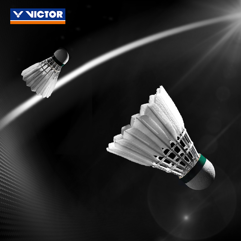 New 12 pcs/tube VICTOR badminton shuttlecocks NCS carbon sound artificial badminton flight stable and durable game ball