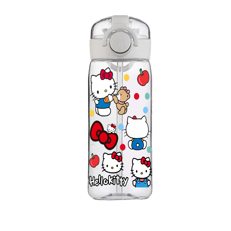 Hellokitty новая соломенная пластиковая чашка большой емкости для пары, студентов, милых девушек, студентов, чашка для питья, простая портативная чашка Ins, легкая чашка, подарок
