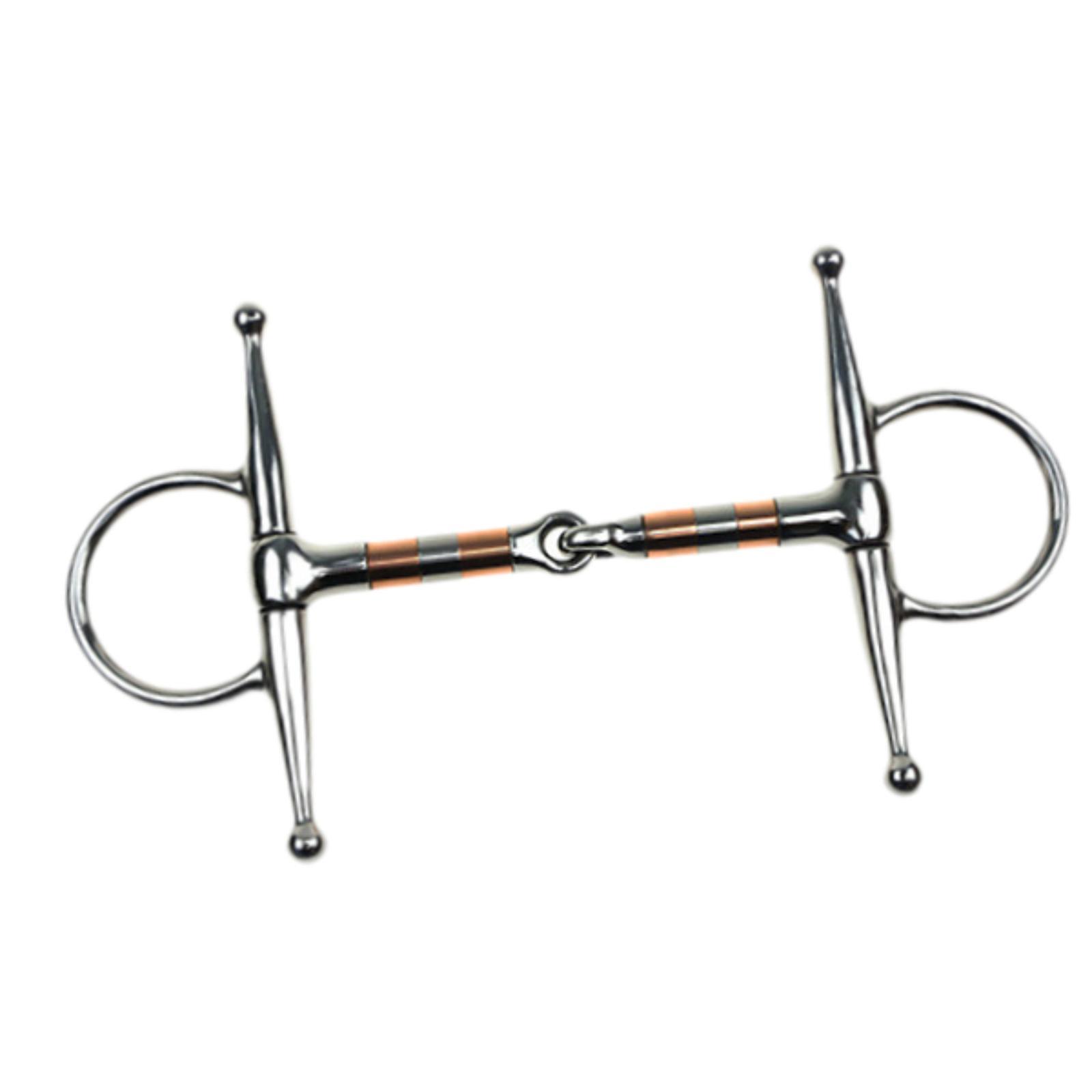Embout de cheval, joue complète, Snaffle, entraînement à mâcher, bouche de cheval en forme de H