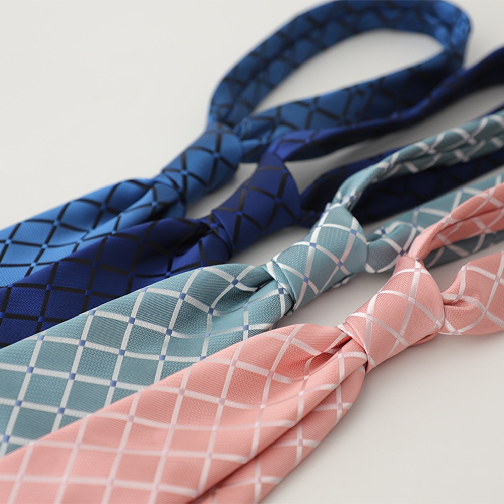 Luxuriöse 8-cm-Herrenkrawatte mit Karomuster und Karos für Herren, Bräutigam, Trauzeuge, Jacquard, gewebt, Ascot, formelles Business-Party-Zubehör