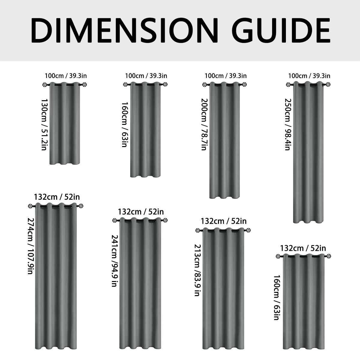 1pc Solid 100% Blackout Curtains with Grommets, Total Privacy Drapes for Bedroom, Beautiful Curtains for Living Room
