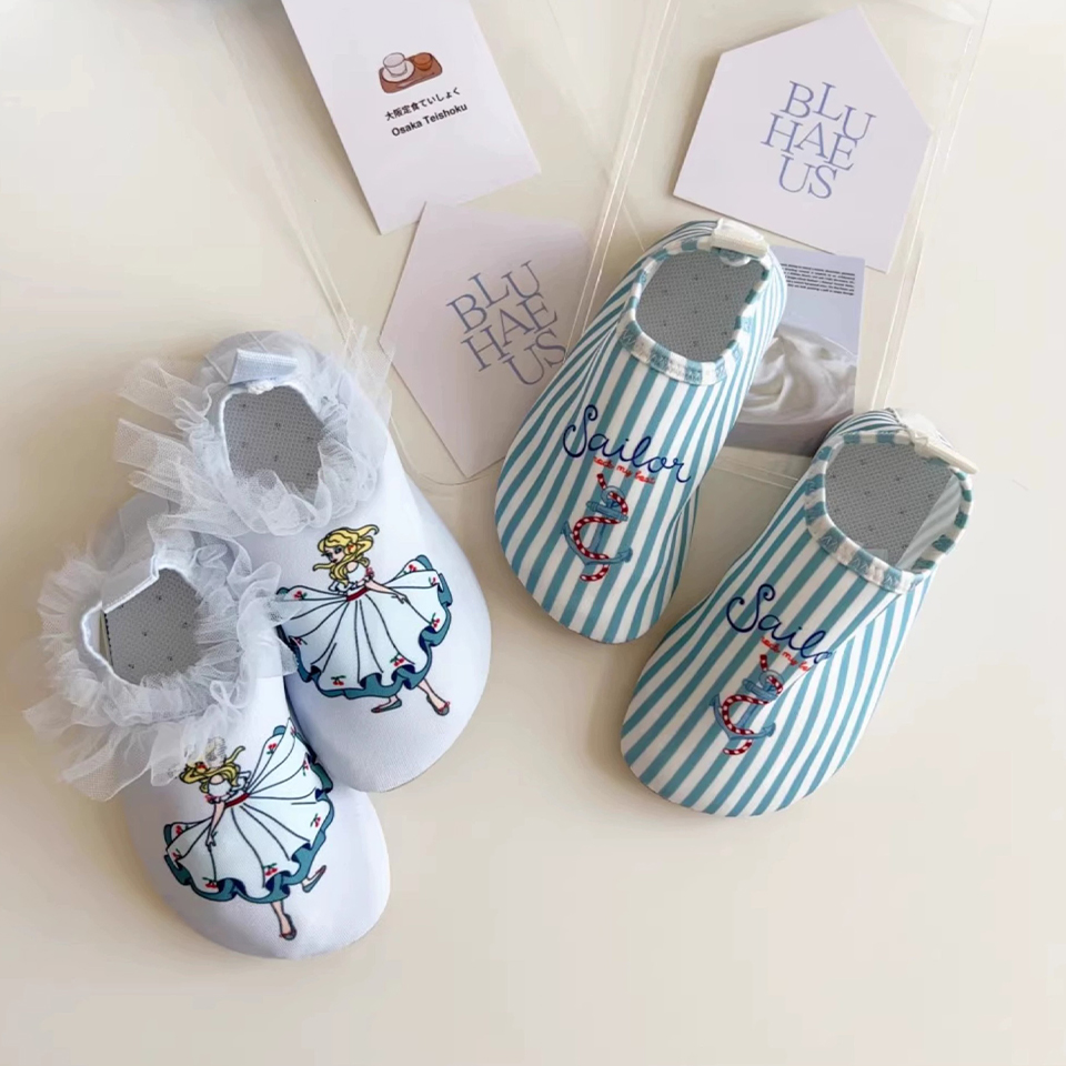 Детские кроссовки для водных видов спорта, с принтом