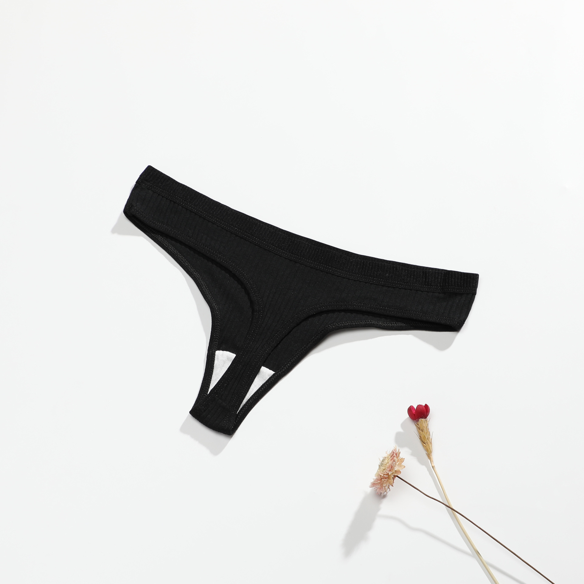 4 個の女性のパンティー G ストリングセットファッション新ストライプソフトコットン下着セクシーなランジェリースポーツ快適