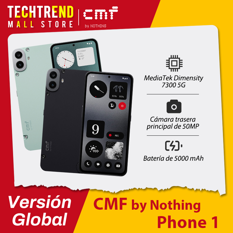 Neue globale Version cmf Telefon 1 6.67 "120Hz Amoled Display Media tek Dimmensity 5000 50mp Haupt kamera mah Akku 33W Aufladen