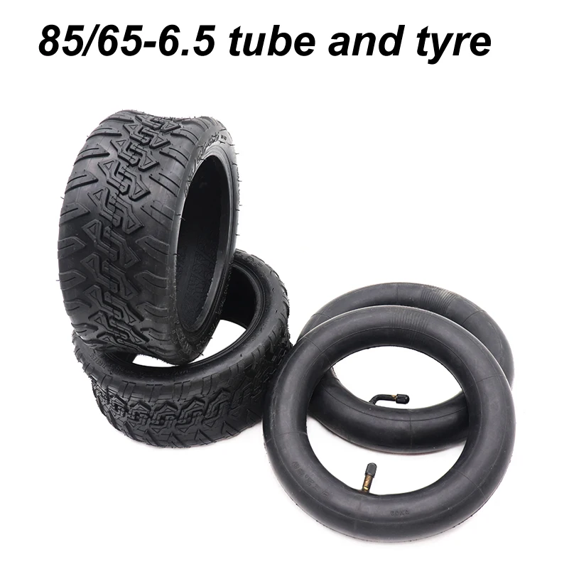 10 Polegada 85/65-6.5 tubo interno do pneu fora de estrada para kugoo g-booster g2 pro scooter elétrico roda traseira dianteira para xiaomi mini pro pneu