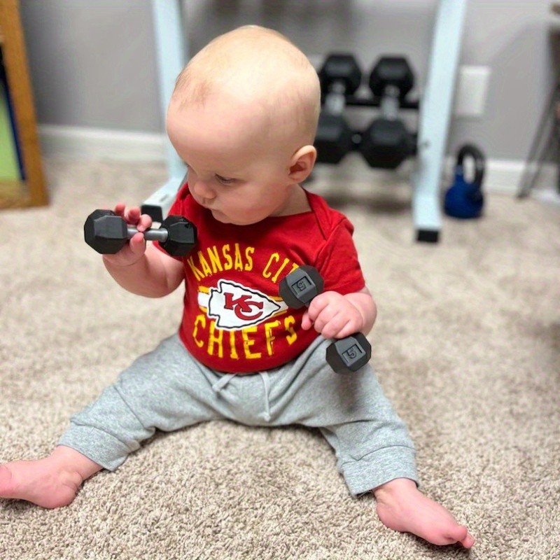 2 Pcs/set Toy Dumbbells Innovative Miniature Plastic Baby Dumbbell Set - Creative Toys for Toddlers