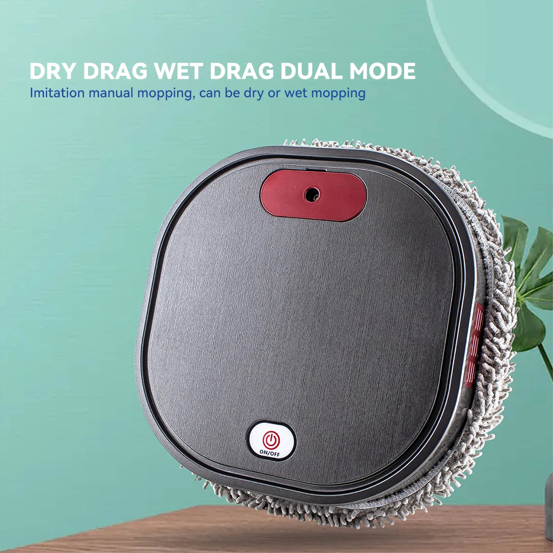 Household Intelligent Mopping Robot Random Route Wireless Sweep Dry Wet Dual Purpose Mopping Machine Sweeping