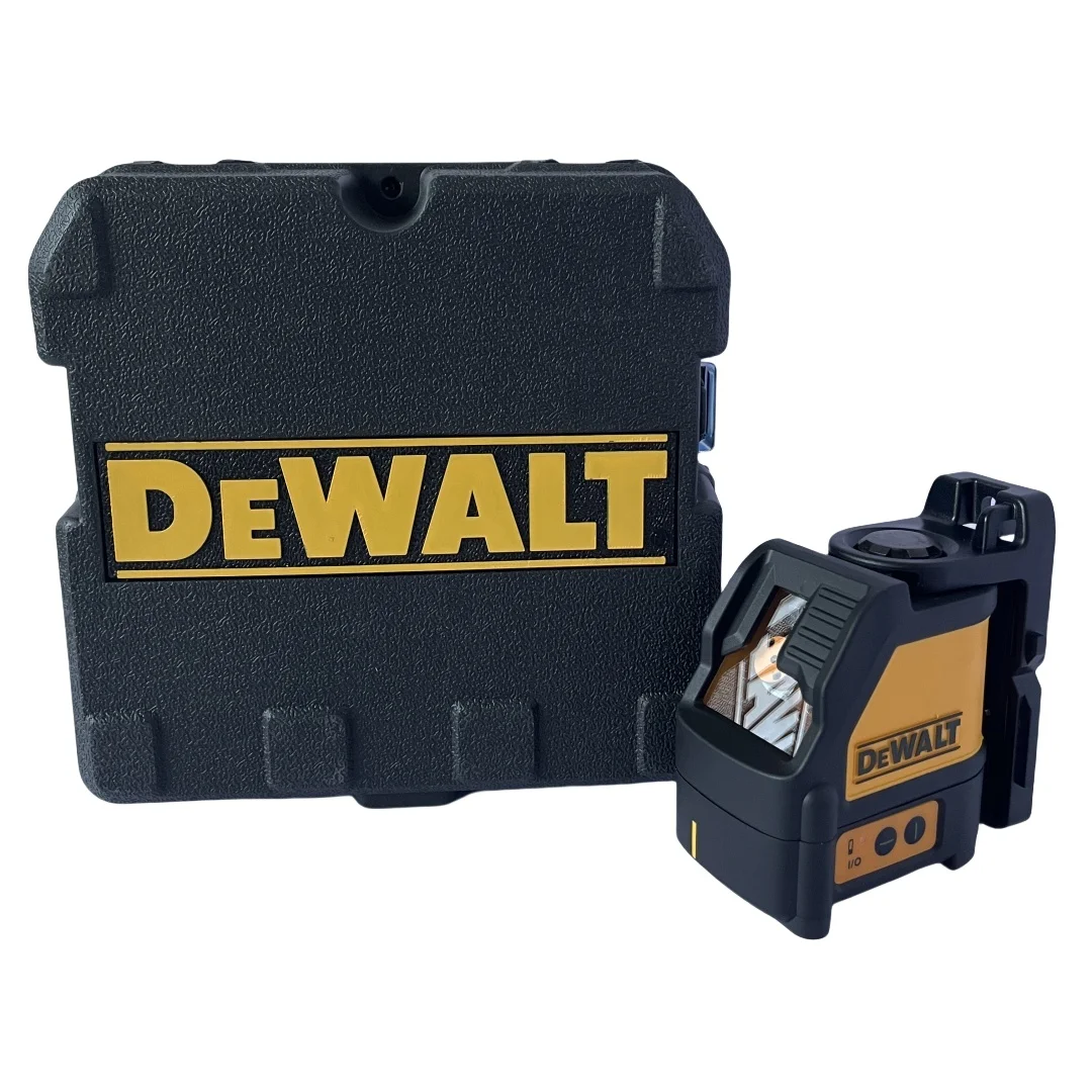 DEWALT nivel láser cruzado DW088CG herramienta eléctrica de nivel láser de haz verde autonivelante de 2 líneas de alta precisión para interiores y exteriores