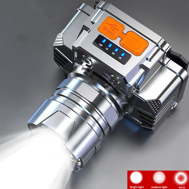 ヘッド Led ライトヘッドライト充電式ヘッドトーチライトフロント Led ヘッド懐中電灯超高輝度防水ヘッドランプ狩猟用
