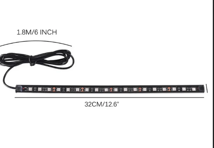 2 Stücke 30 cm 12 V LED-Streifen Licht Wasserdicht ROT & GRÜN für Bogen Boot Marine Navigation Kajak Kanu Deck Courtesy Bogen Anhänger Ponton