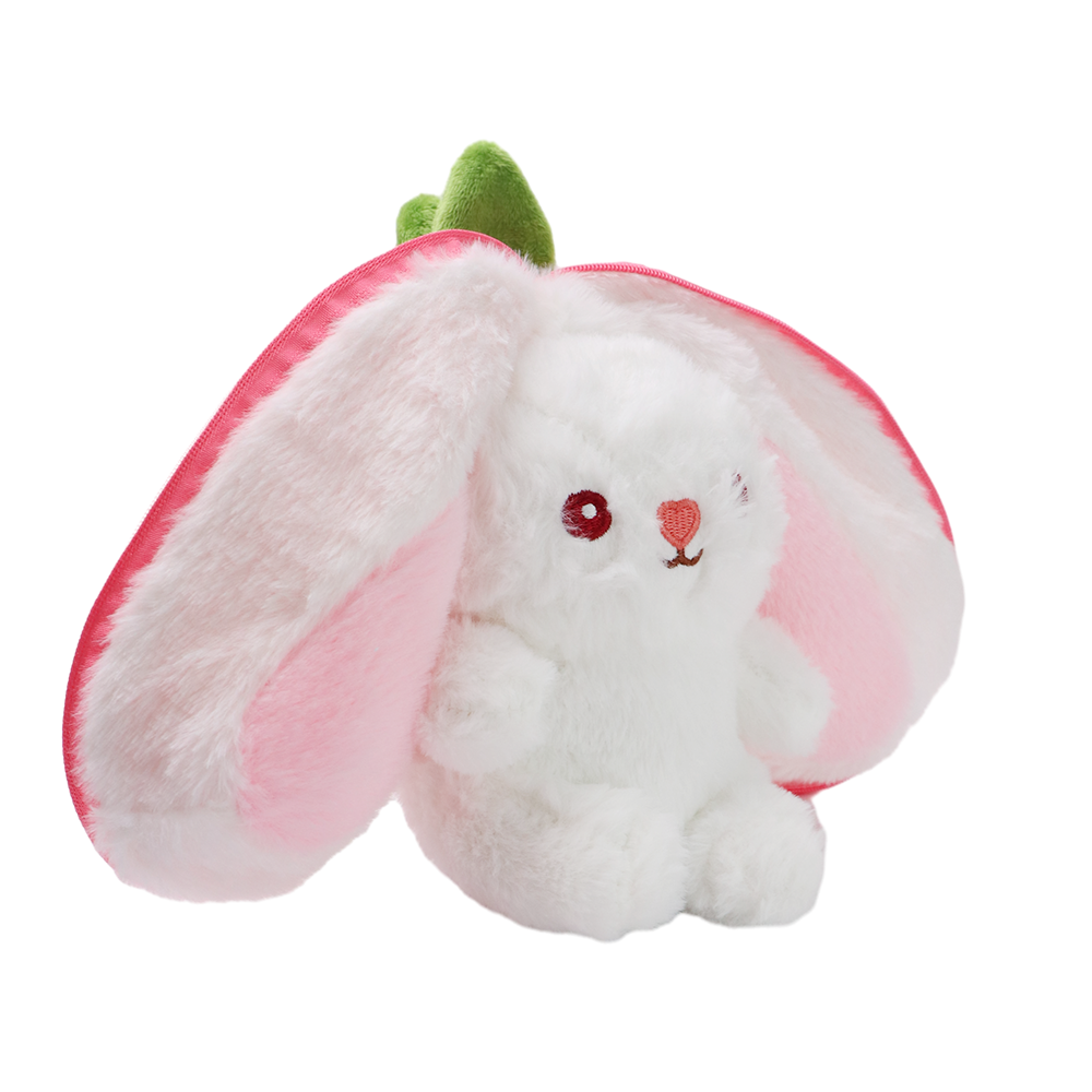 Fruit Transformed Into to Fruit Rabbit Pillow Plush Doll Toy Girl Birthday Present Decoration 7.2inch