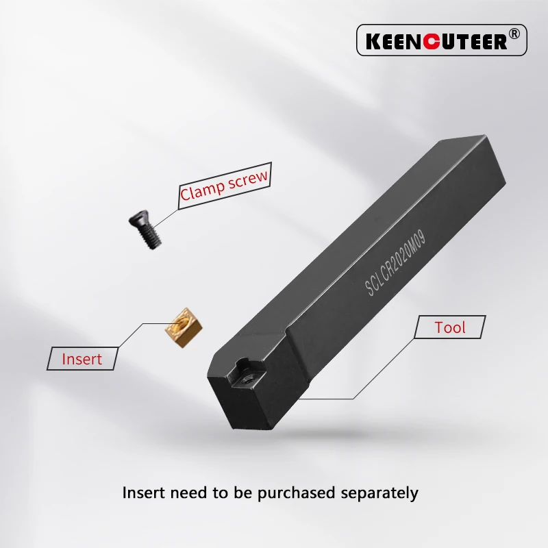 SCLCR0808/1010/1212/1616/2020/2525 External Turning Tool SCLCR SCLCL Lathe Bar Turning Holder CNC Cutting Tool Cutter Bar