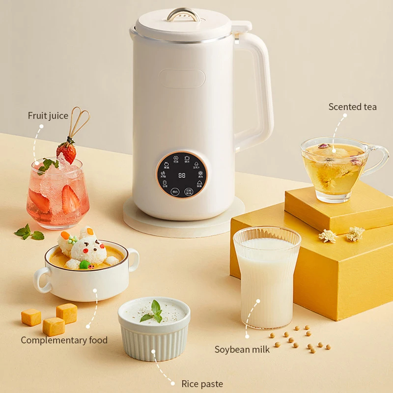 110V/220V Soya Milk Machine Electric Wall Breaking Machine Soybean Milk Maker Fresh Juice Blender Nut Milk Maker Food Blender