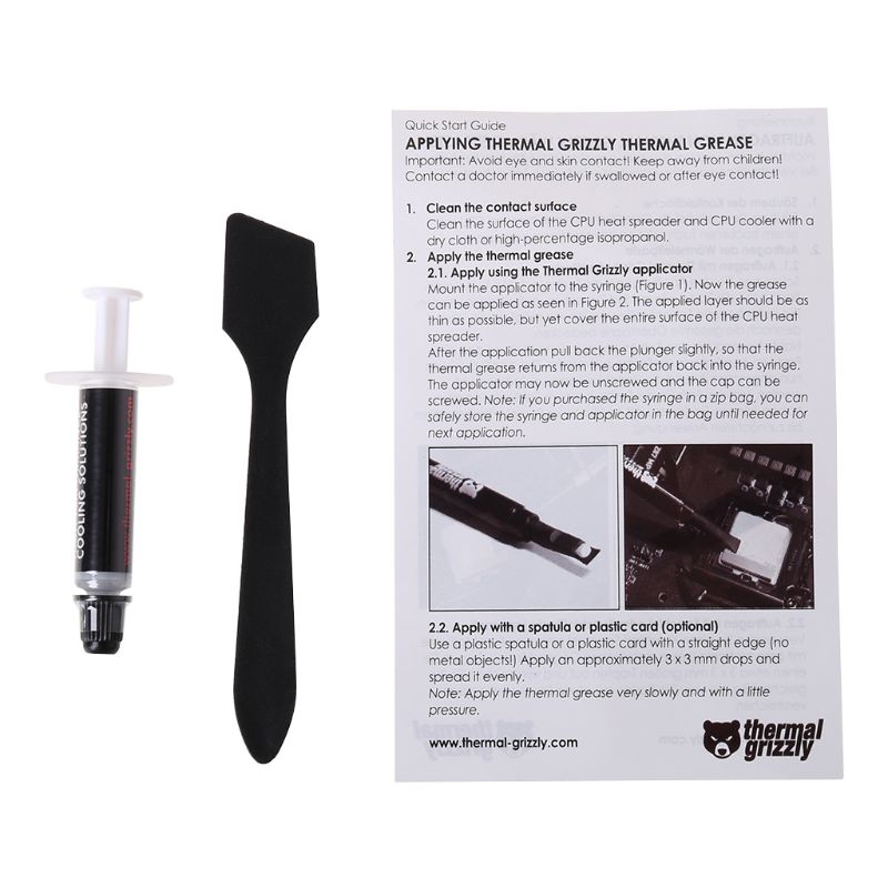 Nhiệt Grizzly Kryonaut 1G Cho Bộ Vi Xử Lý CPU Quạt Tản Nhiệt Hợp Chất Làm Mát Keo Tản Nhiệt Làm Mát Nhiệt Dầu Mỡ