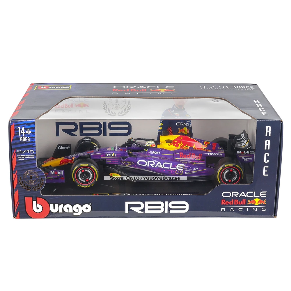 Bburago 1:18 新しい F1 チャンピオン レッドブル レーシング RB19 2023 # 1 フェルスタッペン # 11 ペレス車モデル車両フォーミュラ 1 合金おもちゃの車両