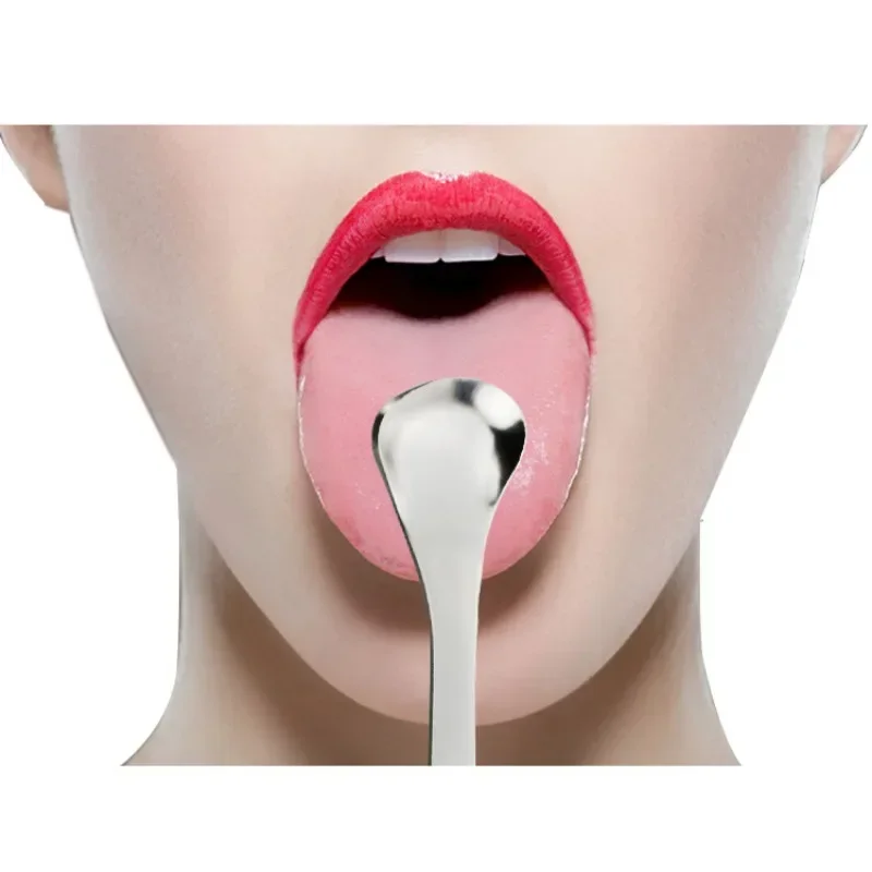 스테인레스 스틸 혀 스크레이퍼 1pc 클리너 신선한 호흡 청소 코팅 혀 칫솔 구강 위생 관리 도구