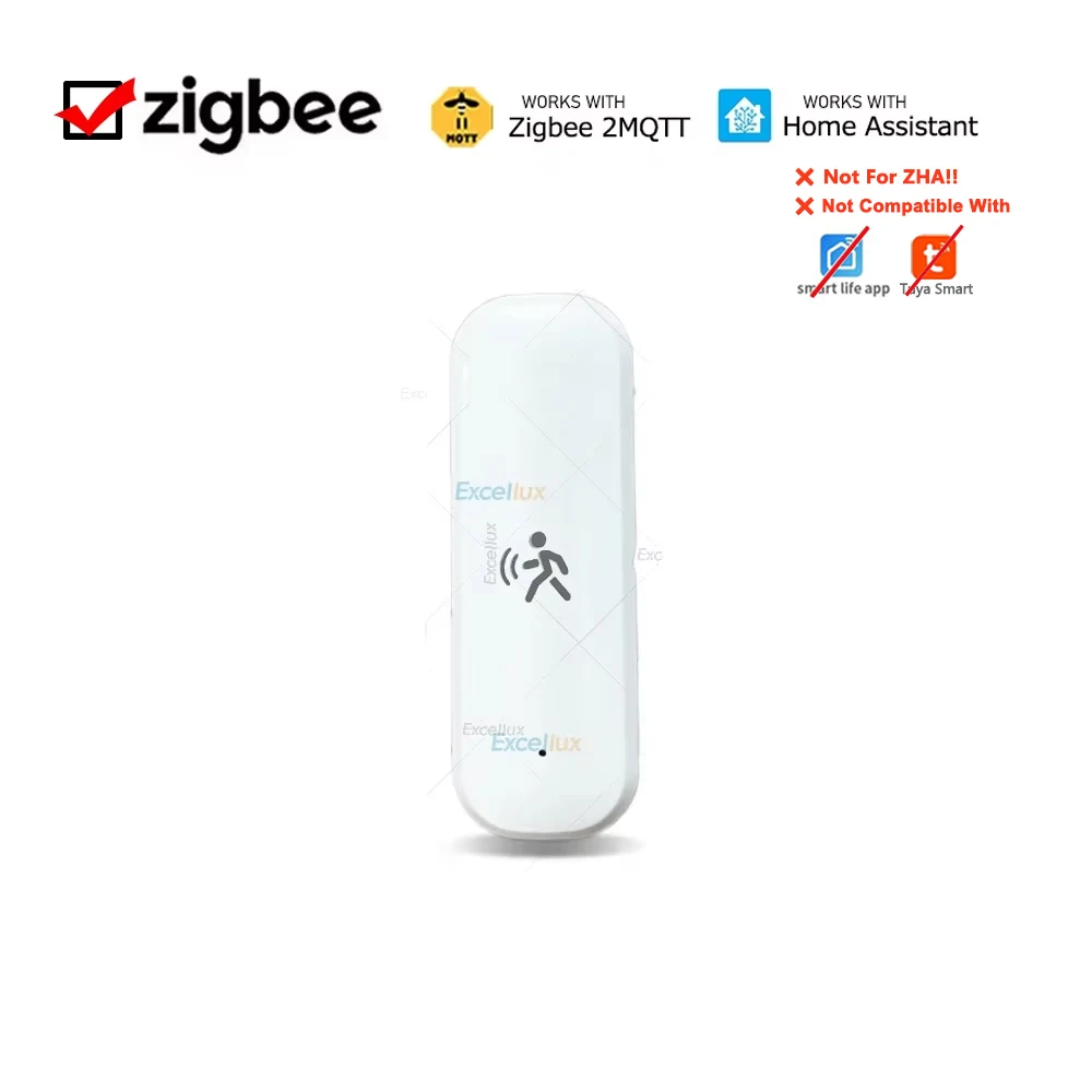 Датчик движения человека ZigBee, радар, Mmwave, датчик температуры и влажности, охранная система, работает с домашним помощником Zigbee2MQTT