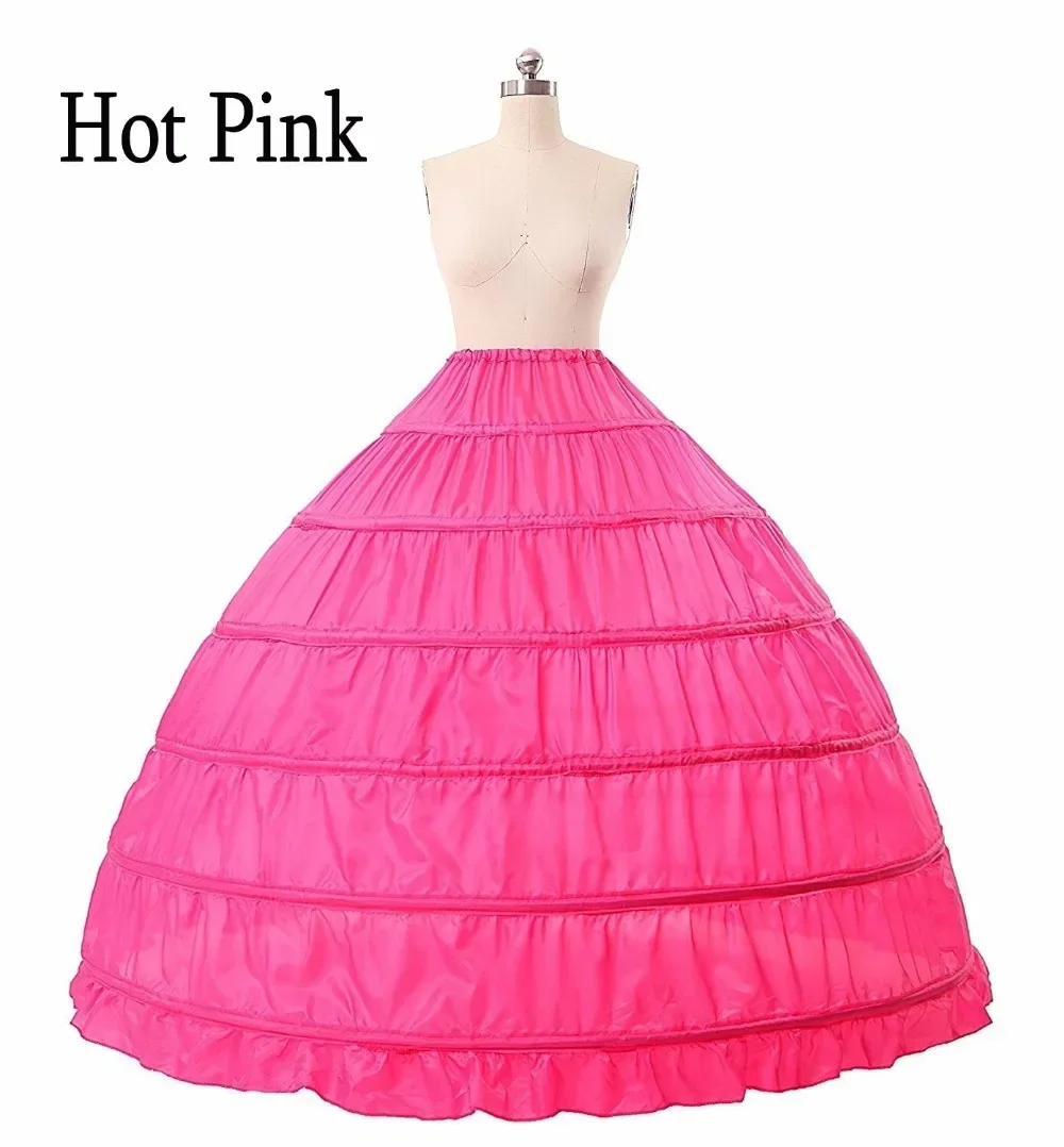 Vestido de baile colorido anágua mulher arco-íris sob a saia usar vestido branco crinoline roxo vermelho azul anágua