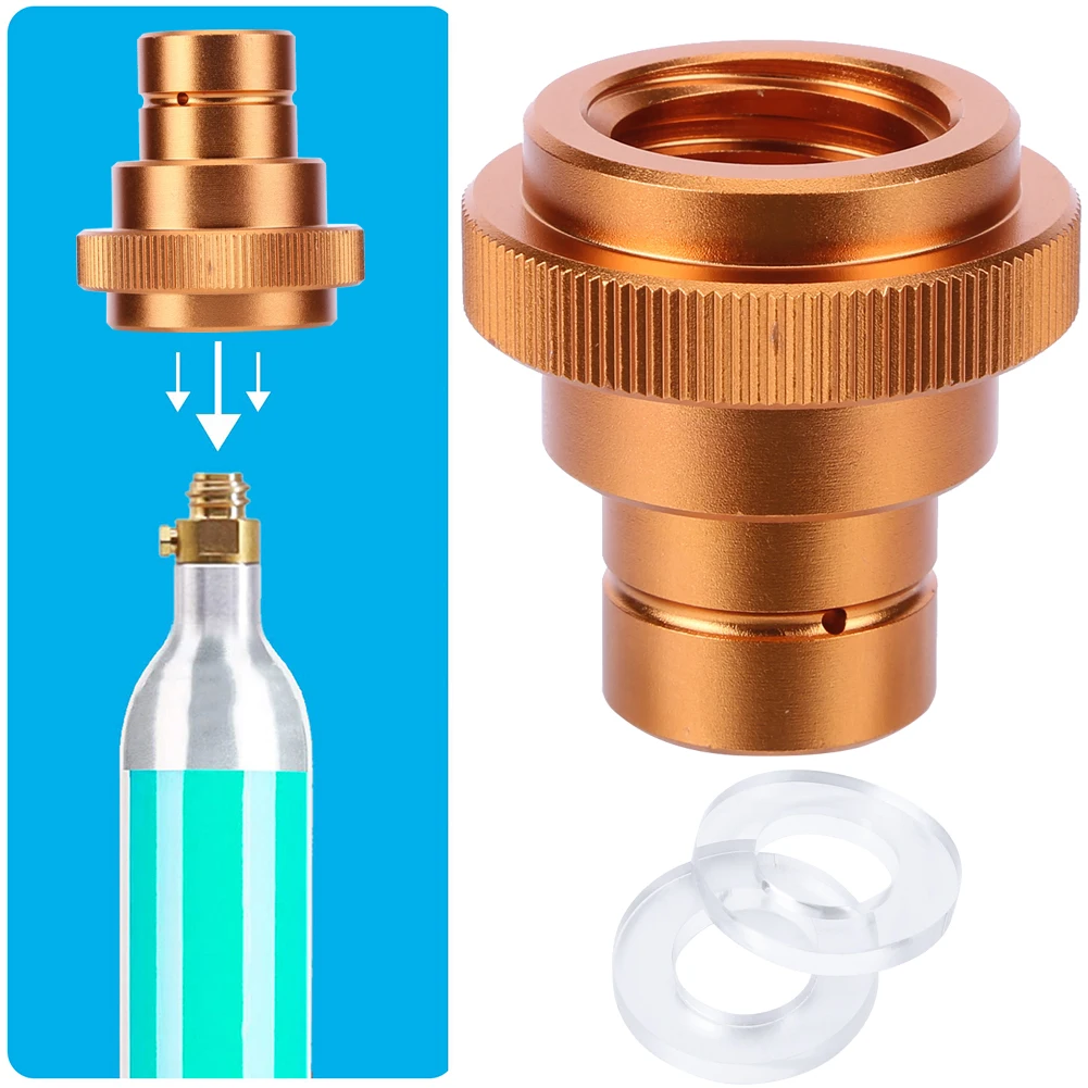 Soda Quick Connect CO2 Quick Connect Adapter Quick Disconnect for CO2 Cylinder Soda Water Bubbler DUO Terra