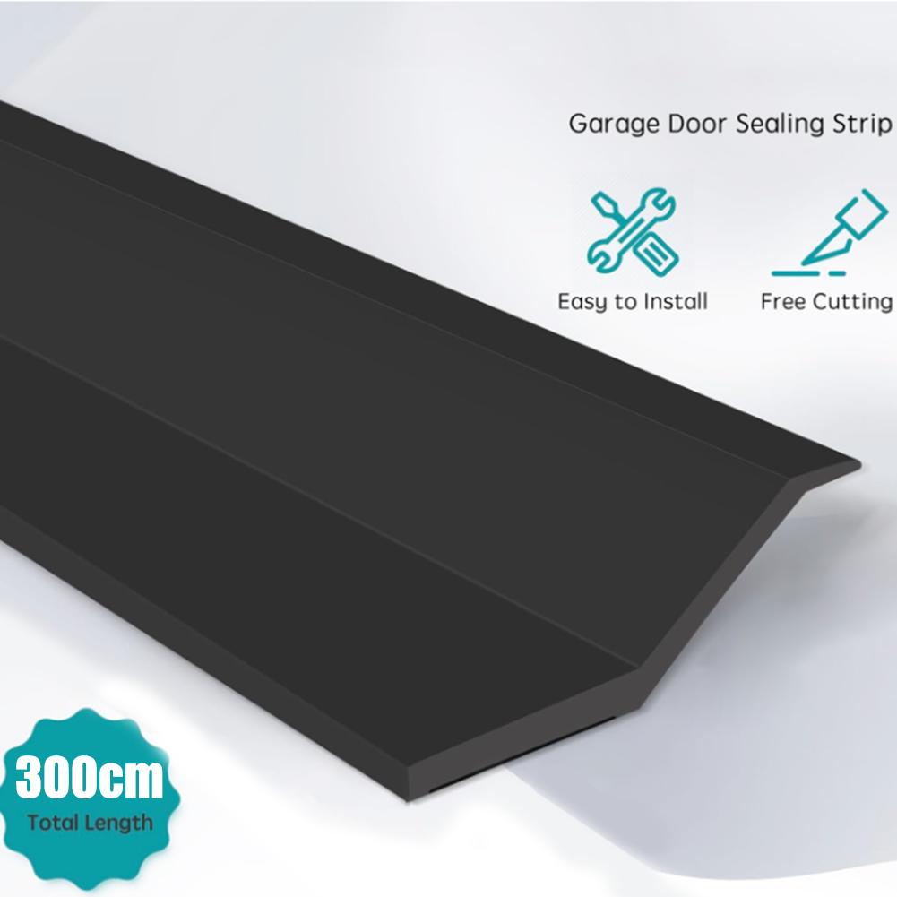 300 см уплотнительная лента для гаражных ворот, резиновая лента из ТПЭ, устойчивая к атмосферным воздействиям блокатор, уплотнитель, бесплатная резка, плинтус, отделка стены